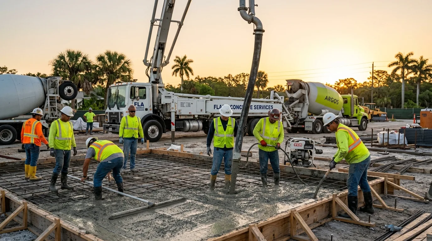 Best Time of Year to Pour Concrete in Poinciana's Climate
