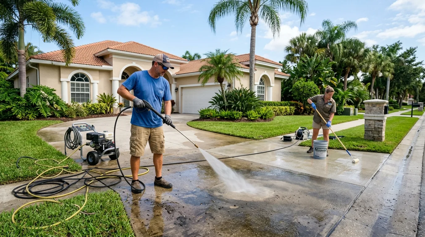 Maintaining Concrete in Poinciana's Heat and Humidity