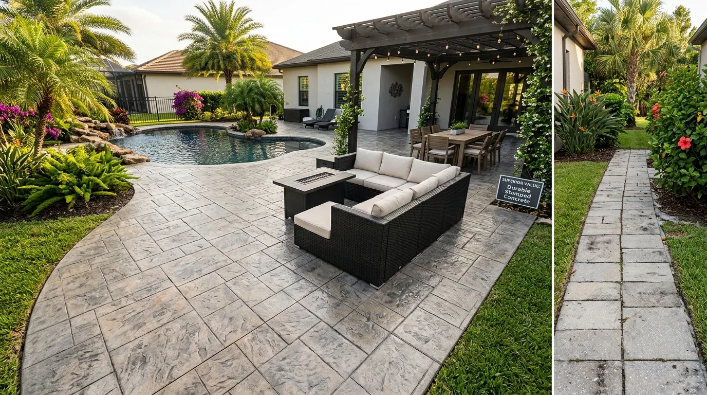 Concrete vs. Pavers: Which Is Better for Poinciana Homes?