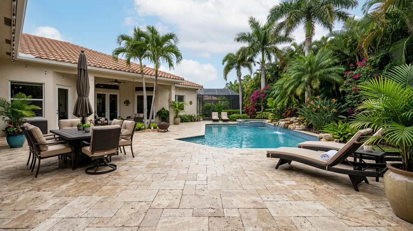 Stamped Concrete Patios: The Top Upgrade in Solivita